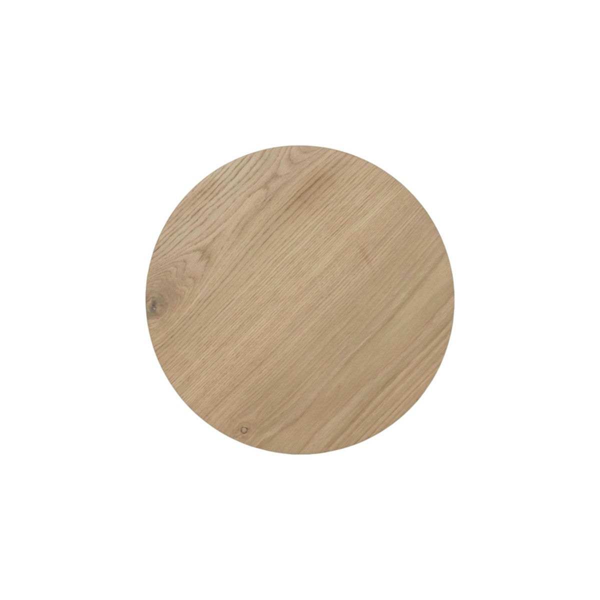 Bout de canapé rond moderne, en chêne LOREN bois clair, PIER IMPORT