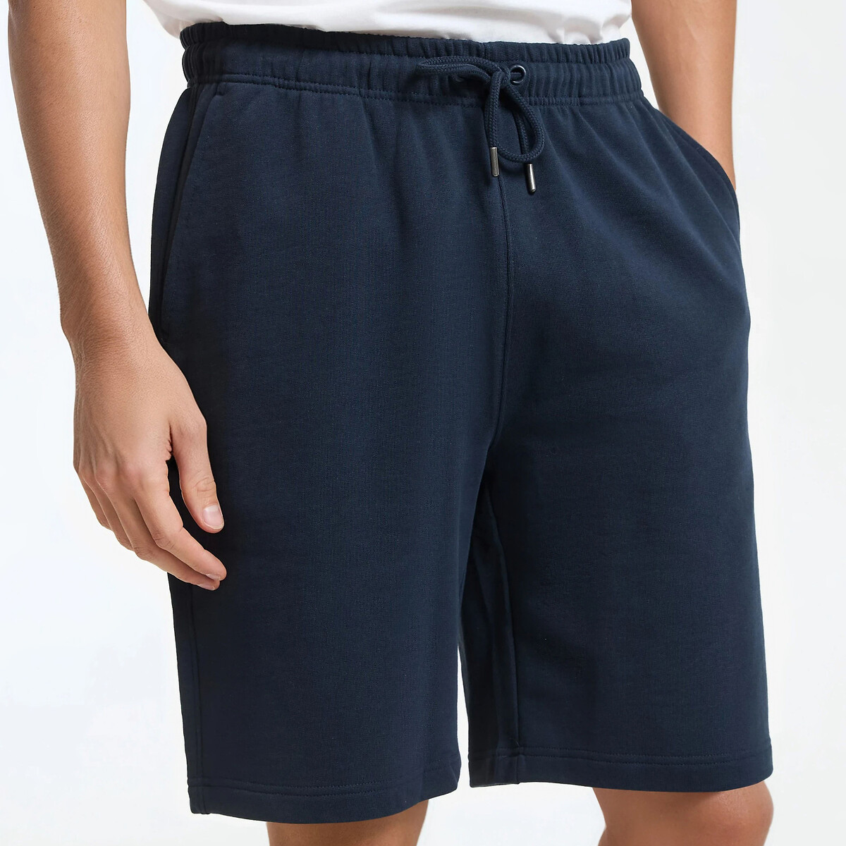 Bermuda en molleton bleu foncé, LA REDOUTE COLLECTIONS