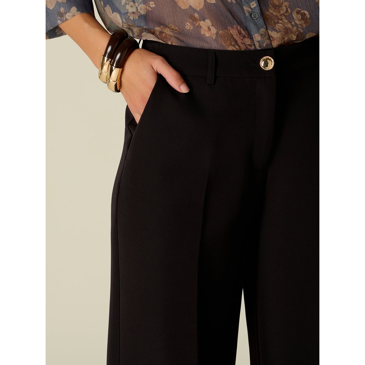 Pantalon palazzo noir, OLTRE