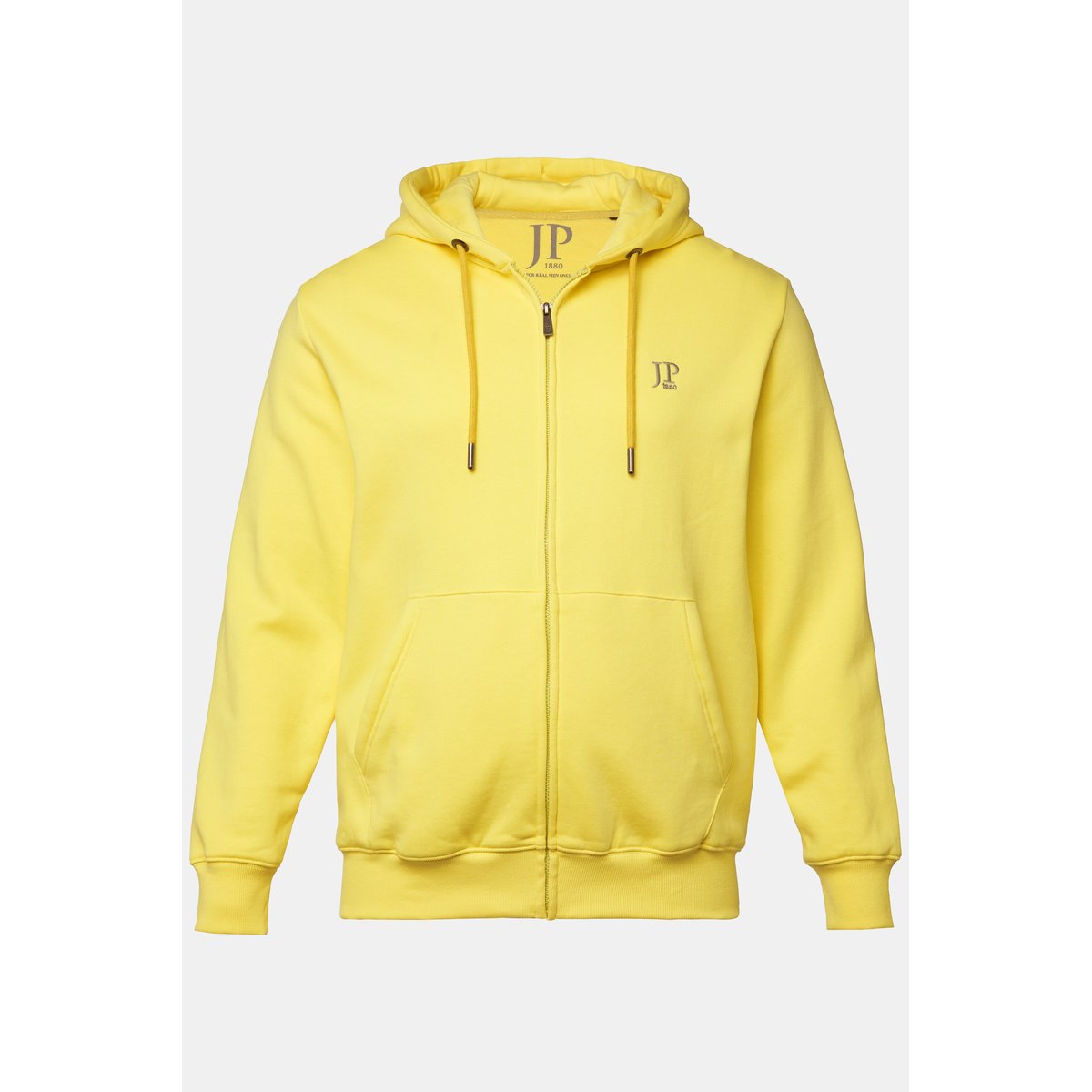 Sweat-shirt à capuche, en molleton jaune citron, JP1880