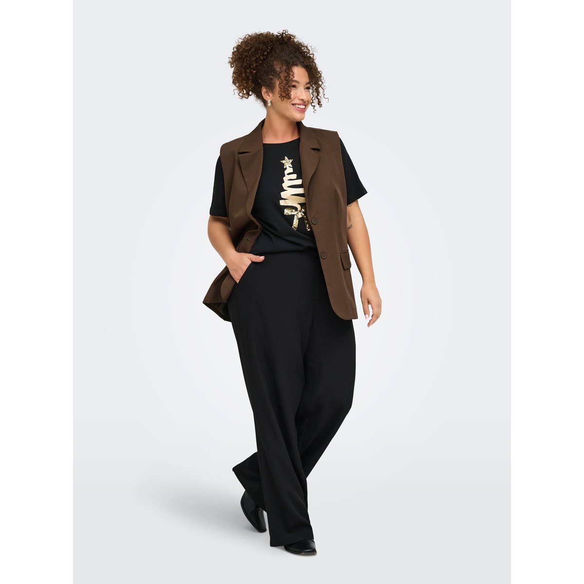 T-Shirt black 2, ONLY CARMAKOMA