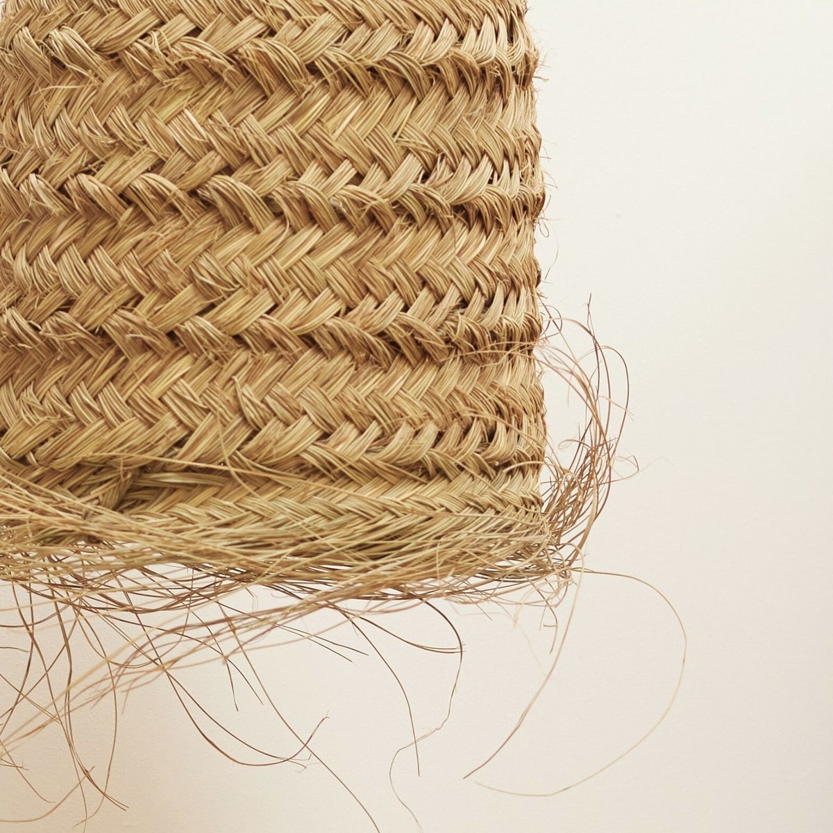 Abat-jour tube fibre de palmier - LOJI naturel, HOME MAISON