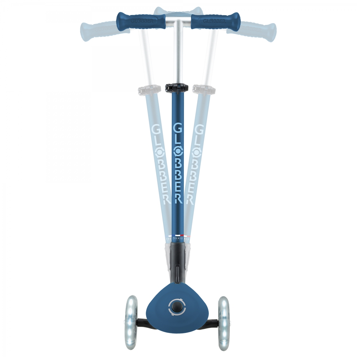 Trottinette ELITE LIGHTS bleu pétrole, GLOBBER