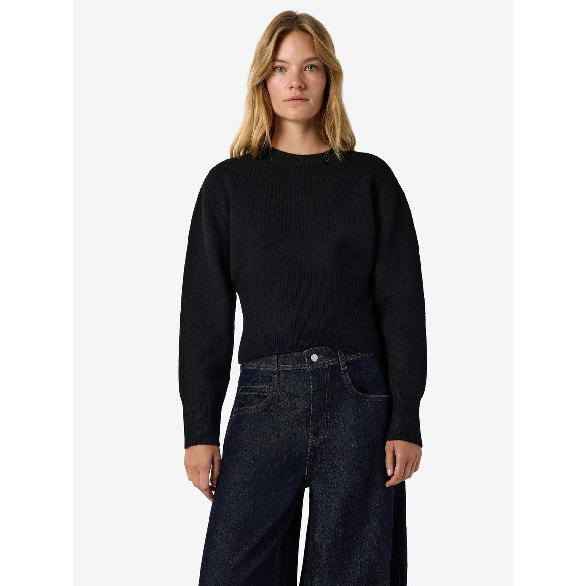 Pull En Maille noir - black1, NOISY MAY