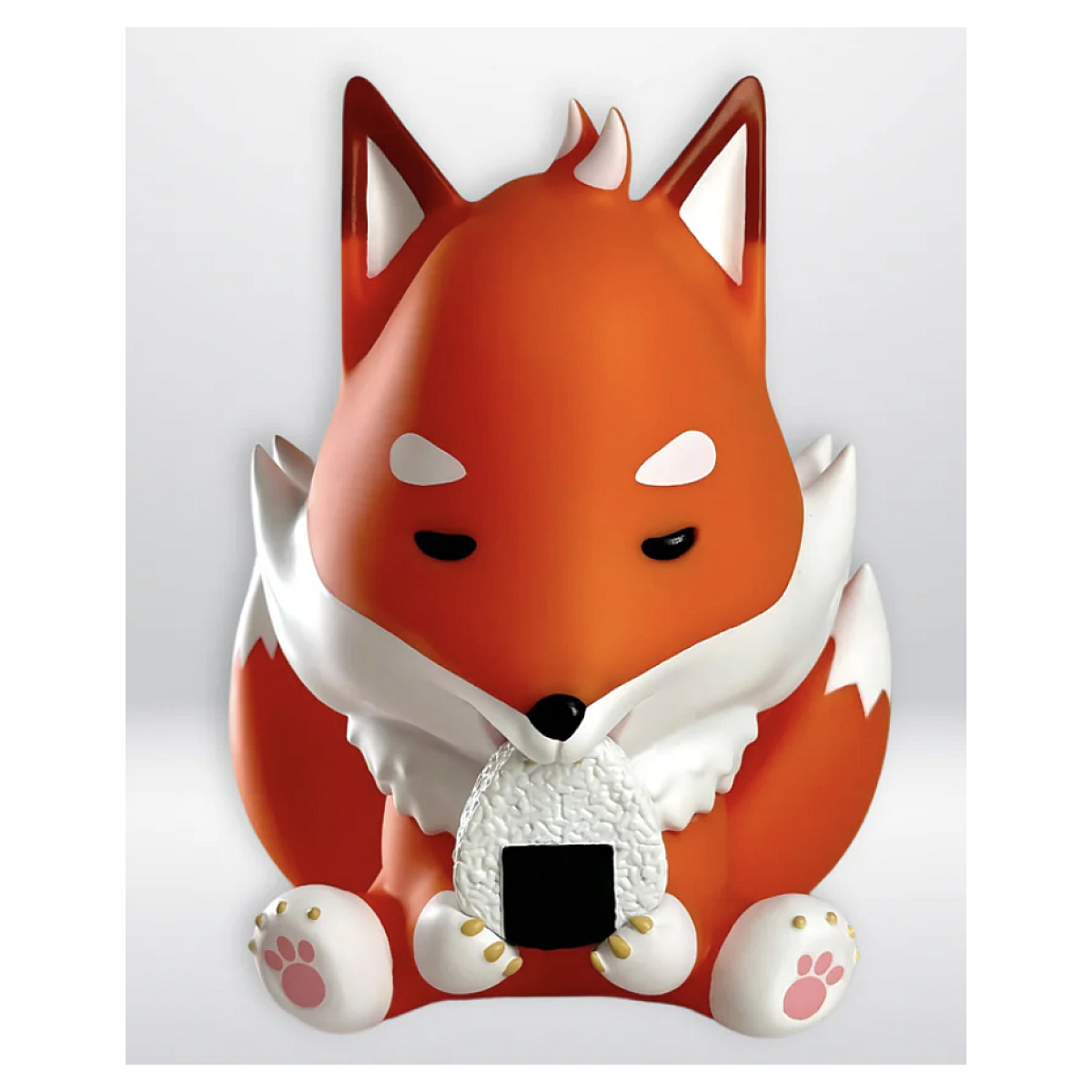 Figurine Mogu Pets - Kitsune Onigiri couleur unique, PLASTOY