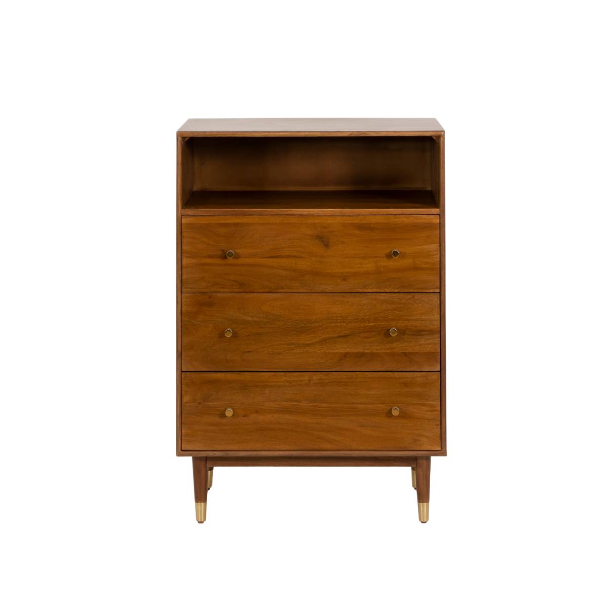 Commode en bois d'acacia et métal EMIEL bois clair, MADE IN MEUBLES