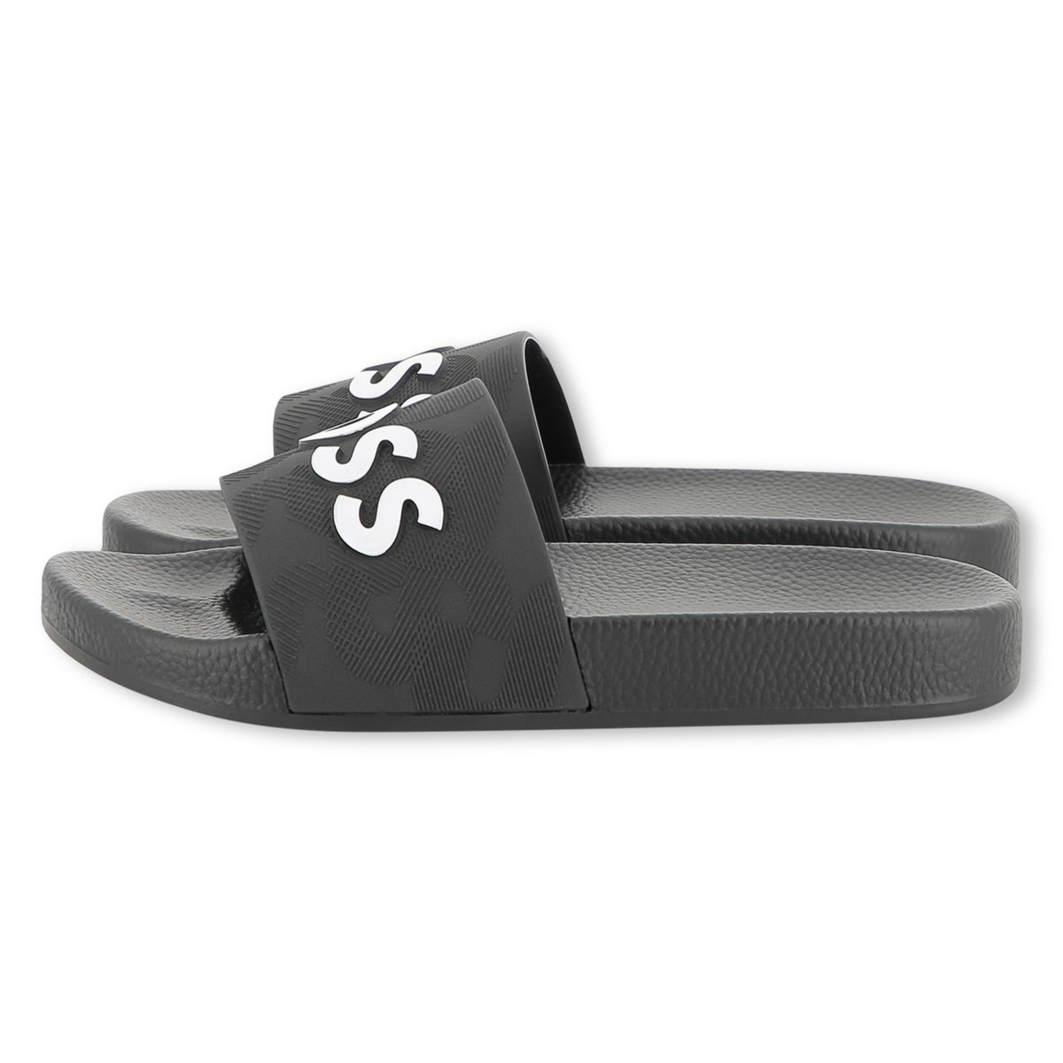 Claquettes avec sigle black, BOSS KIDSWEAR