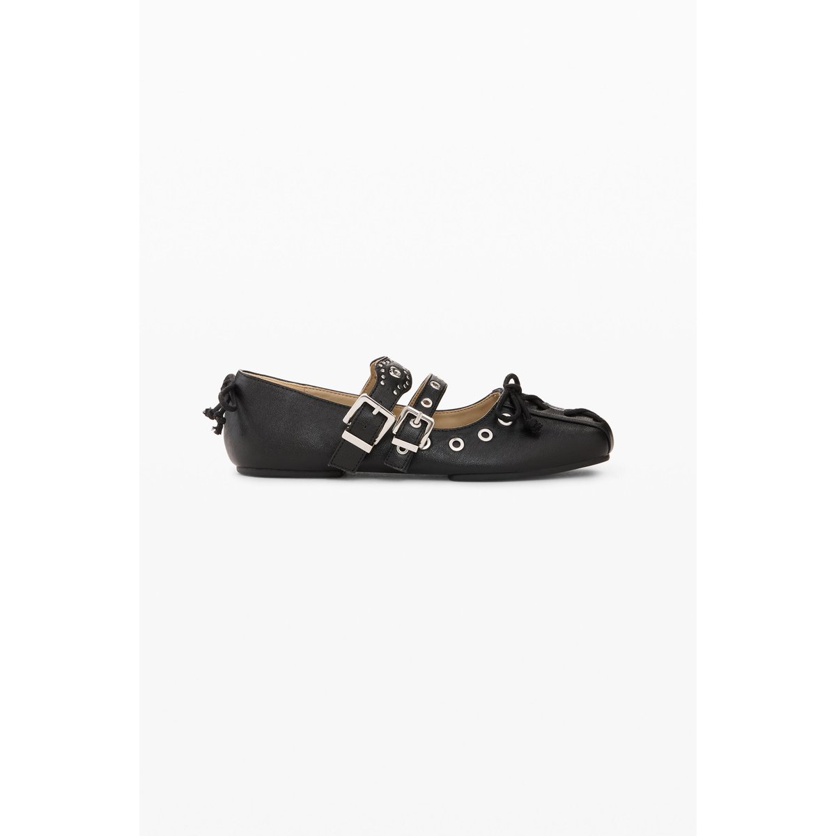 Ballerines effet cuir noir, DESIGUAL