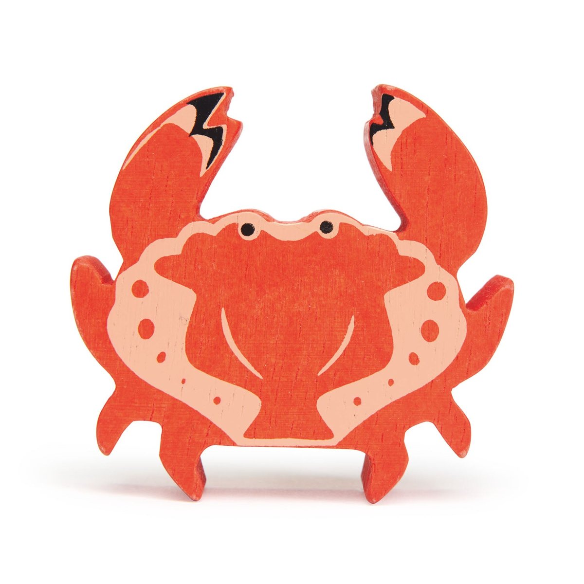 Figurine Crabe en bois rouge, TENDER LEAF TOYS