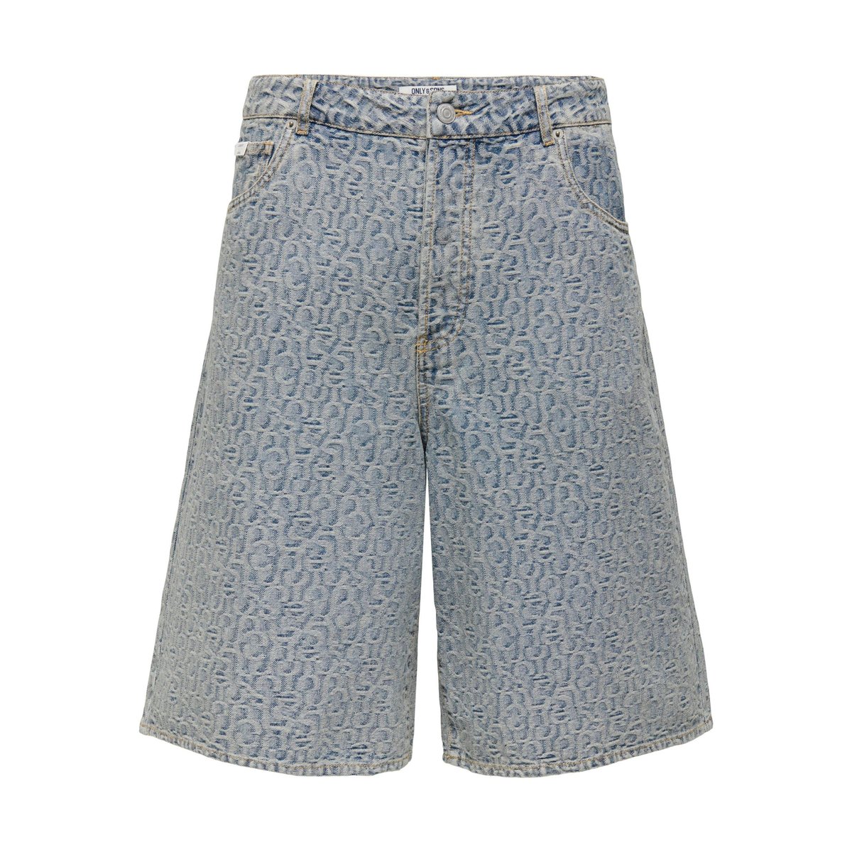 Bermuda light blue denim, ONLY & SONS