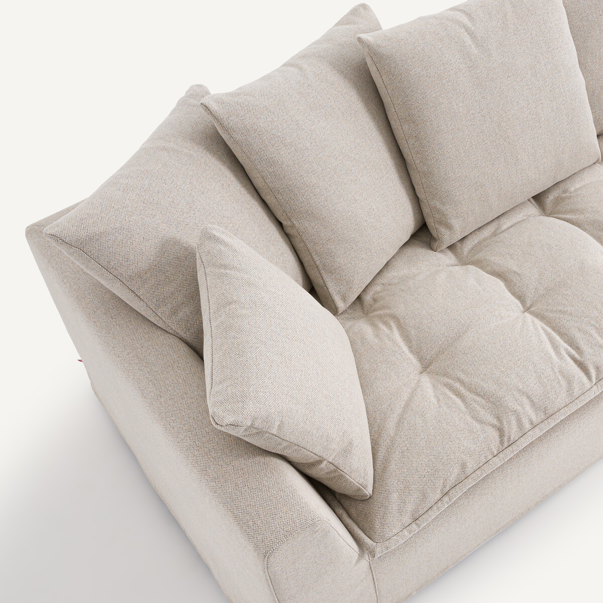 Divano in tweed, OTAVIA naturale / grigio chiaro, AM.PM