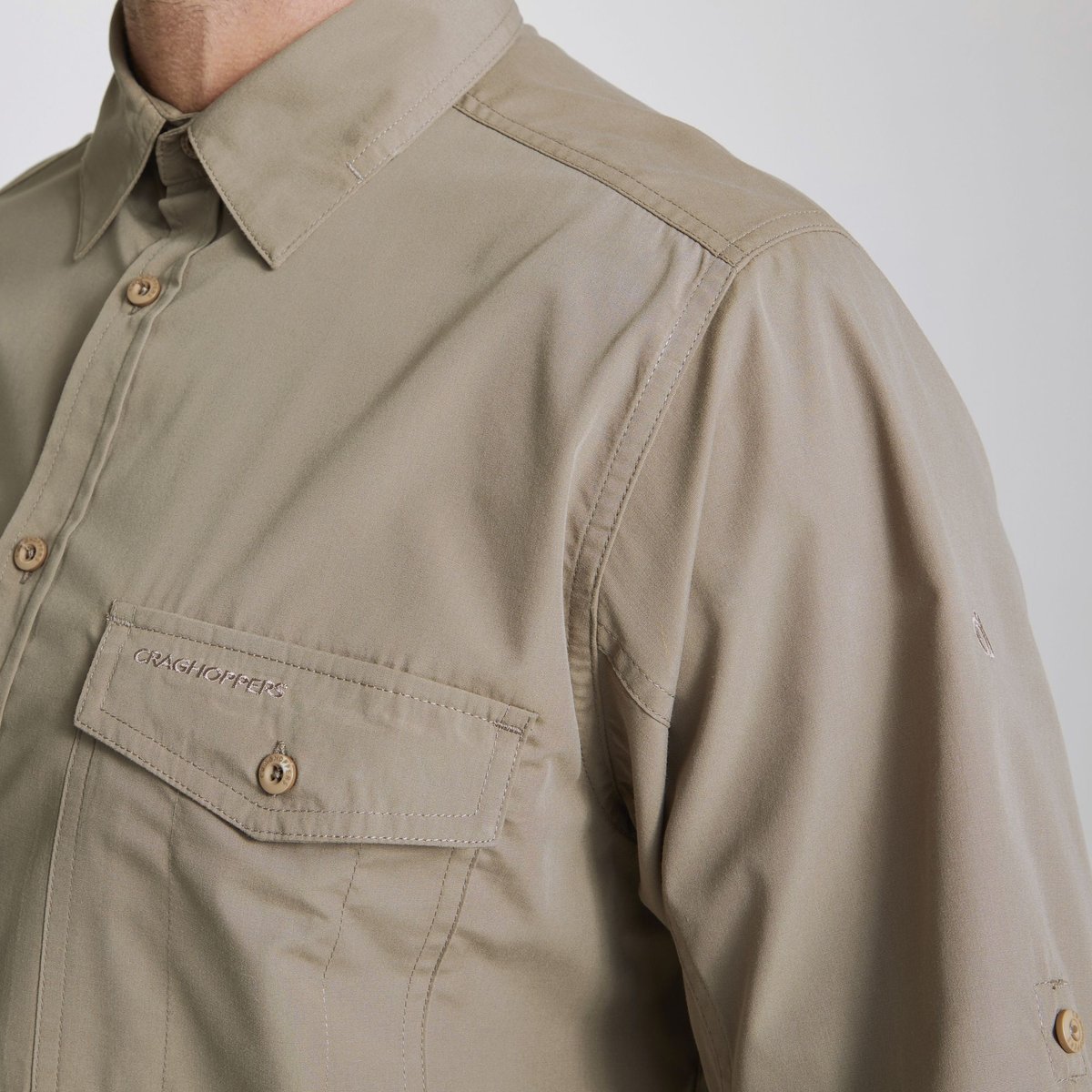 Chemise EXPERT KIWI marron clair, CRAGHOPPERS