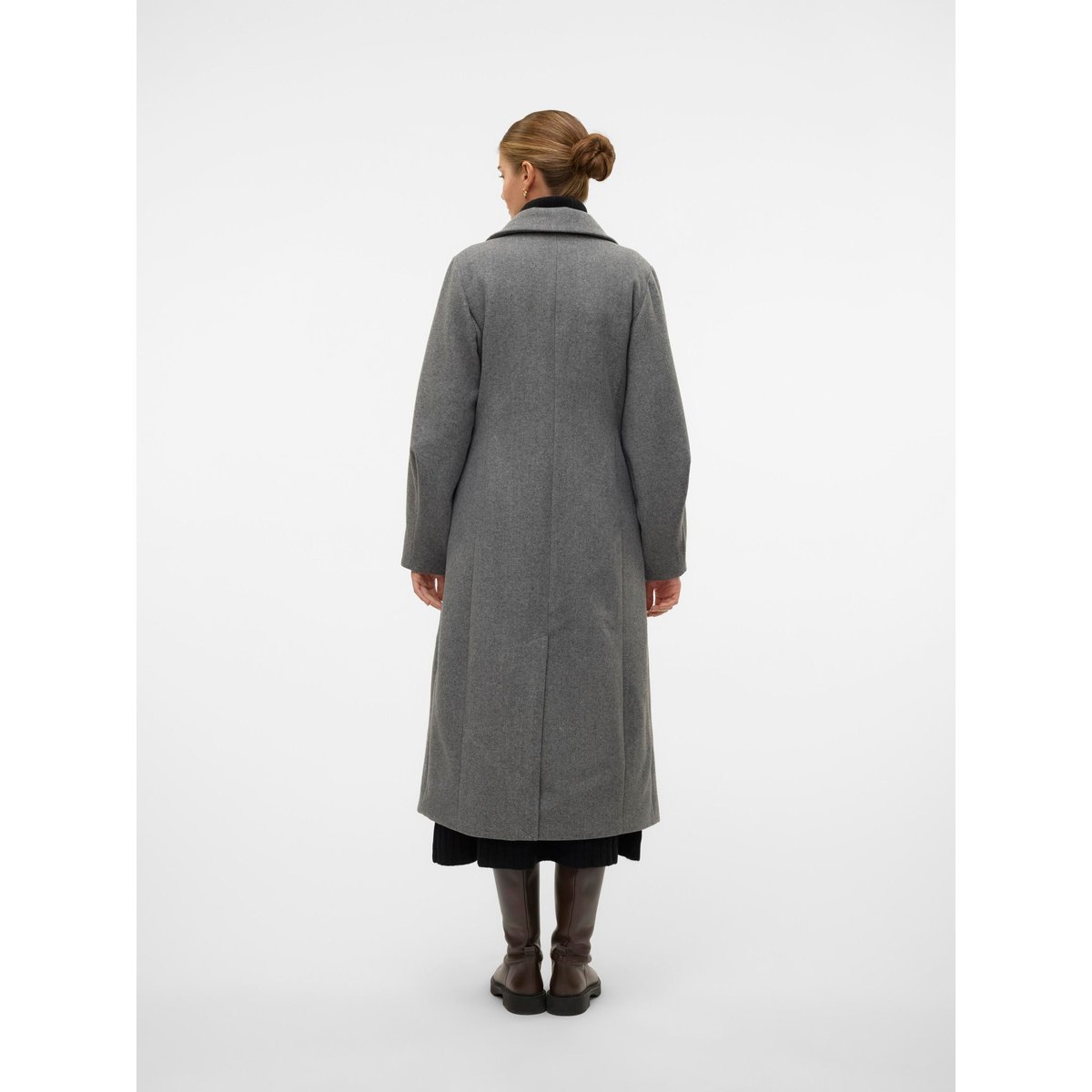 Manteau medium grey melange, VERO MODA