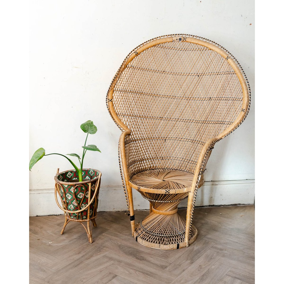 Fauteuil en rotin Emmanuel N°35 - Bon état naturel, DEBONGOUT