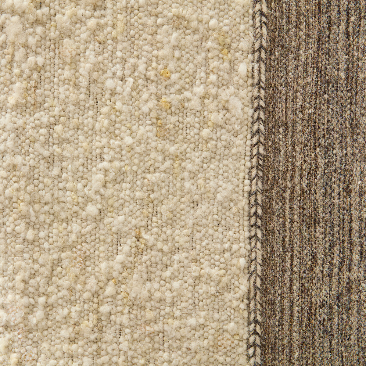 Malli Pure Wool Hand-Woven Rug ecru/grey, AM.PM