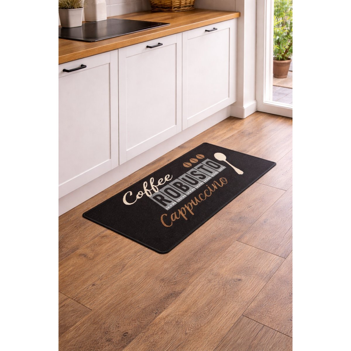 Tapis de cuisine Coffee noir, EDEN