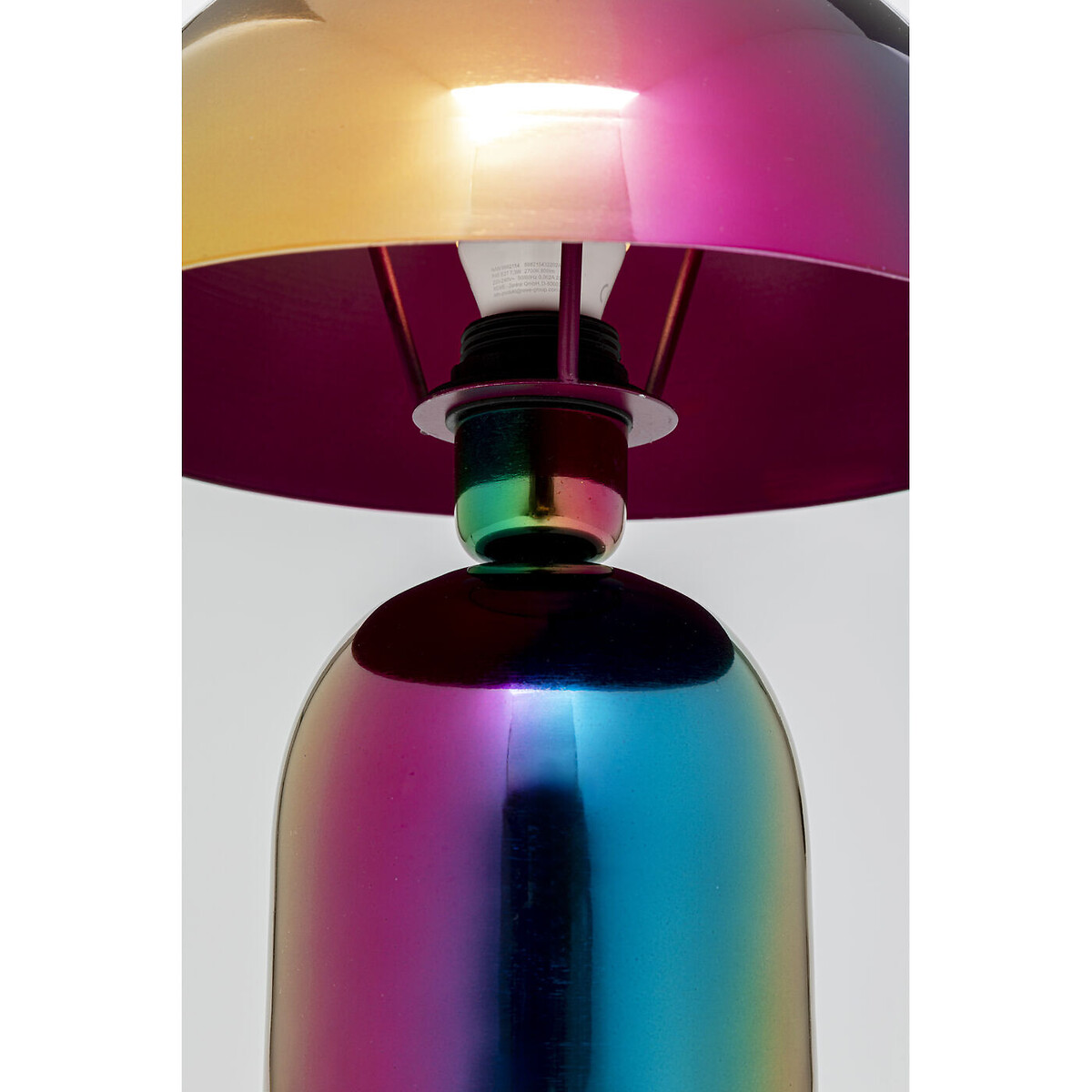 Lampe à poser Rainbow 37cm multicolore, KARE DESIGN