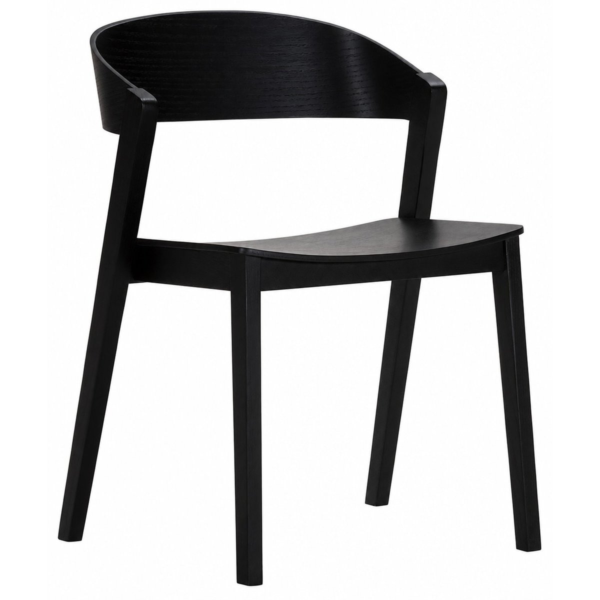 Chaise en placage de chêne noir, RECOLLECTION