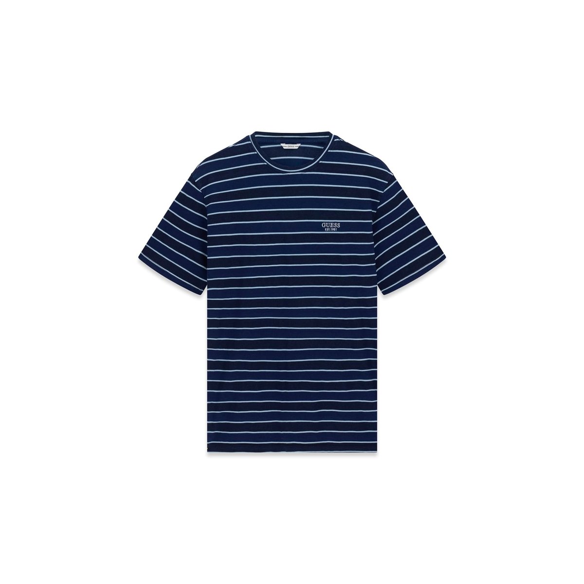 T-Shirt Rayé noir multi, GUESS