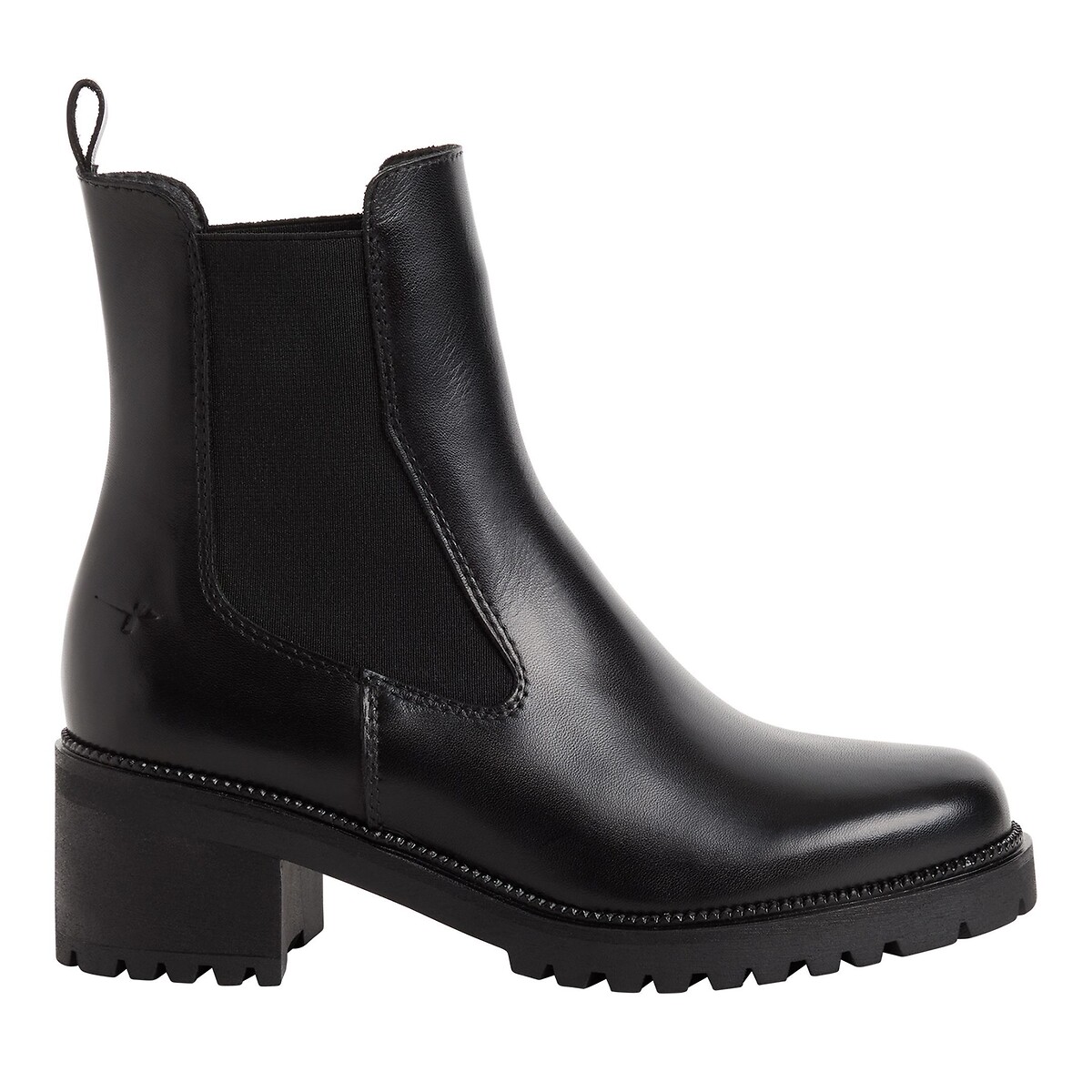 Leather Chelsea Boots black, TAMARIS