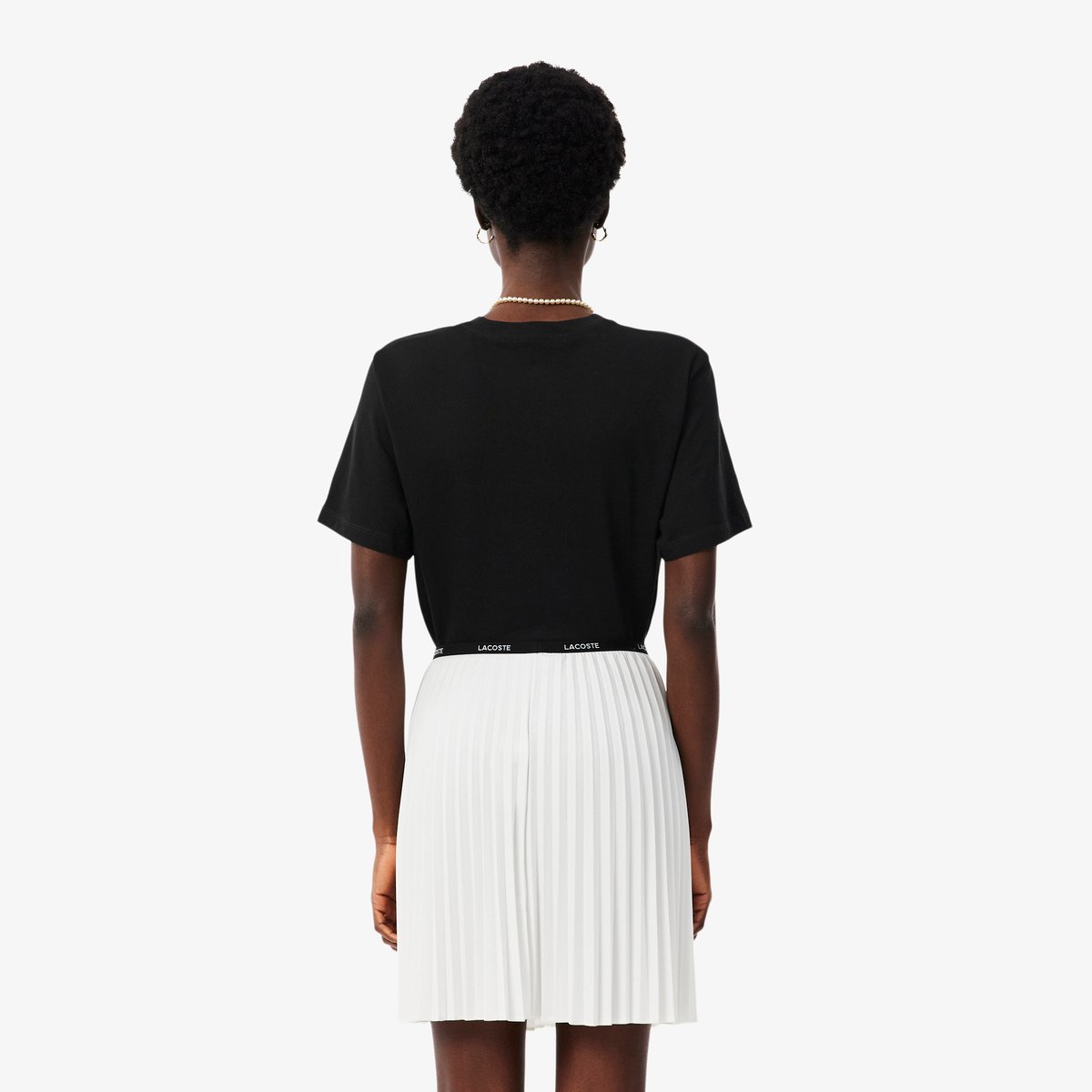 T-shirt d'intérieur jersey de coton noir-258, LACOSTE