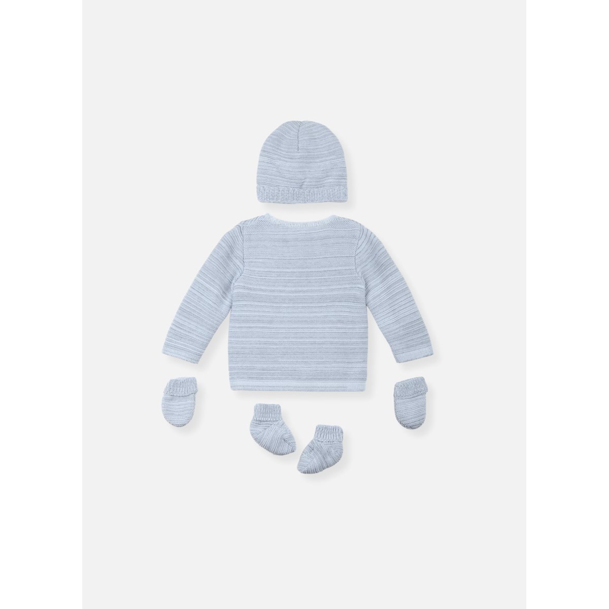 Lot Maternité coton bio gris chiné, LA MANUFACTURE DE LAYETTE