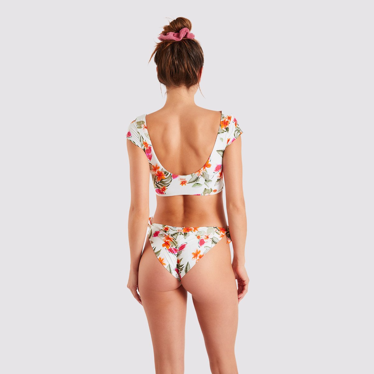 Bas de maillot culotte nouée Pinia - PALMROSE beige, BANANA MOON