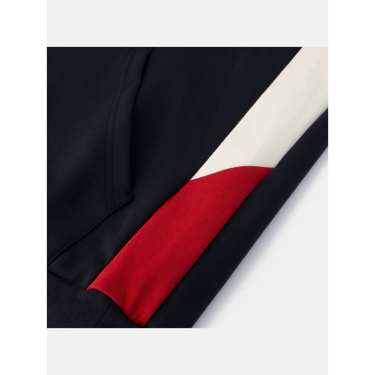 Sweat à capuche noir, LE COQ SPORTIF
