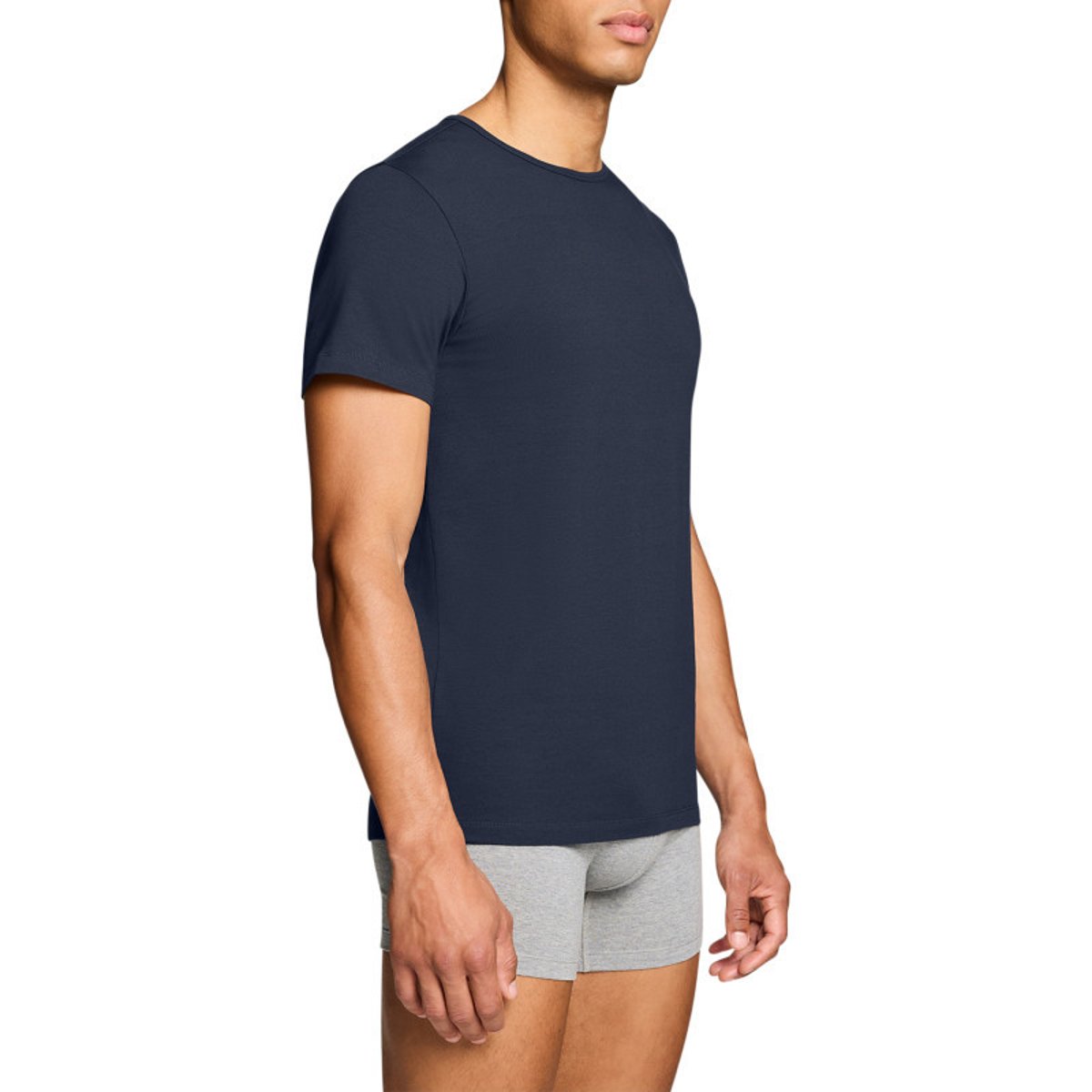 Lot de 2 t-shirts en coton noirs à coupe droite et cols ronds multicolore, LEVI'S