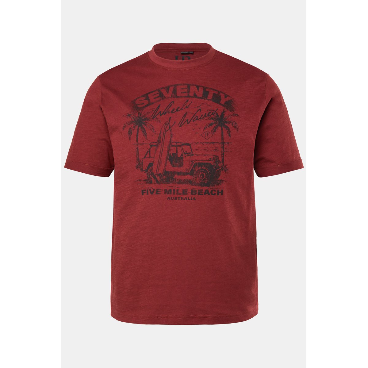 T-shirt JP 1880 marron cuivre, JP1880