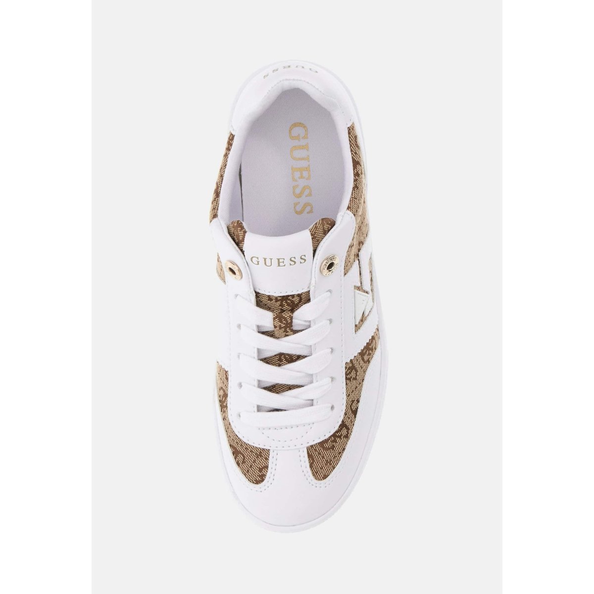 Sneakers Nochee Logo 4G blanc multi, GUESS