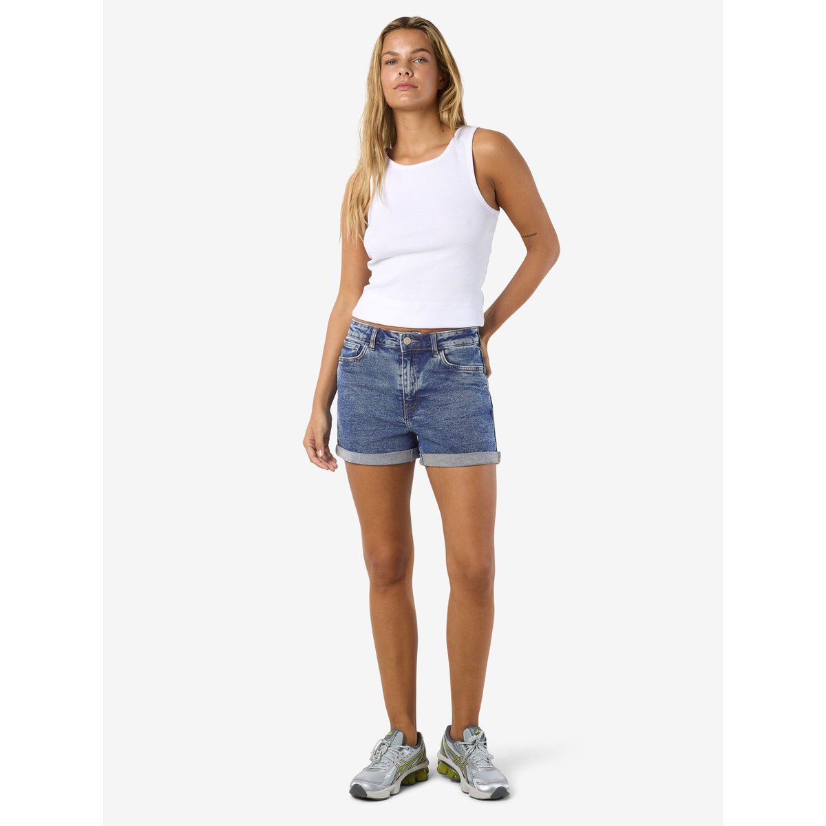 Shorts En Jean medium blue denim, NOISY MAY