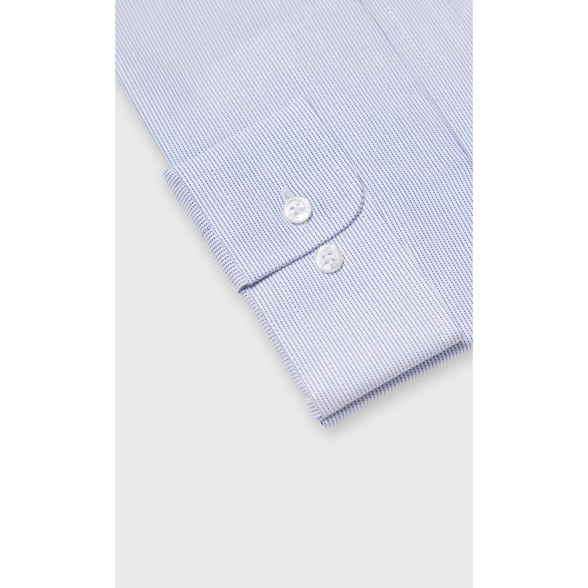 Chemise Confort fit à micro-motif bleu ciel, ACROSS