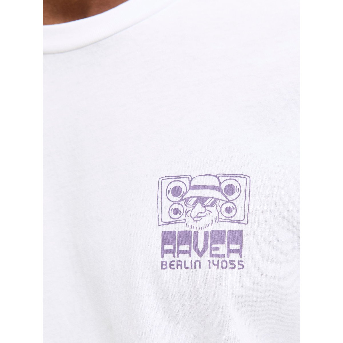 T-Shirt bright white, JACK & JONES