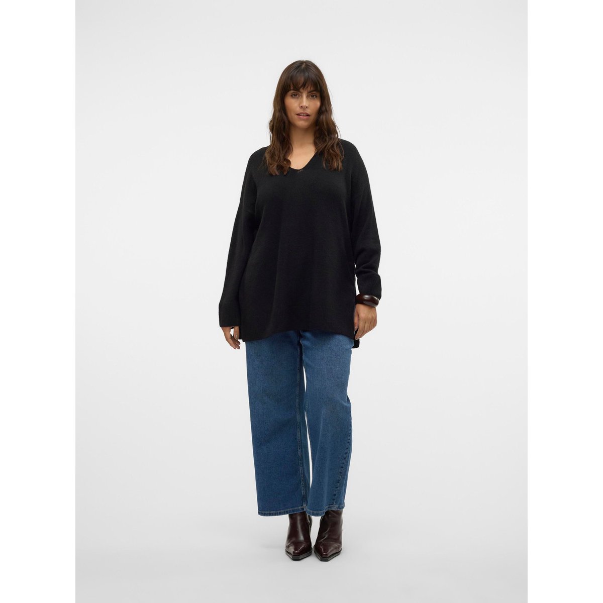 Pull En Maille noire - black, VERO MODA