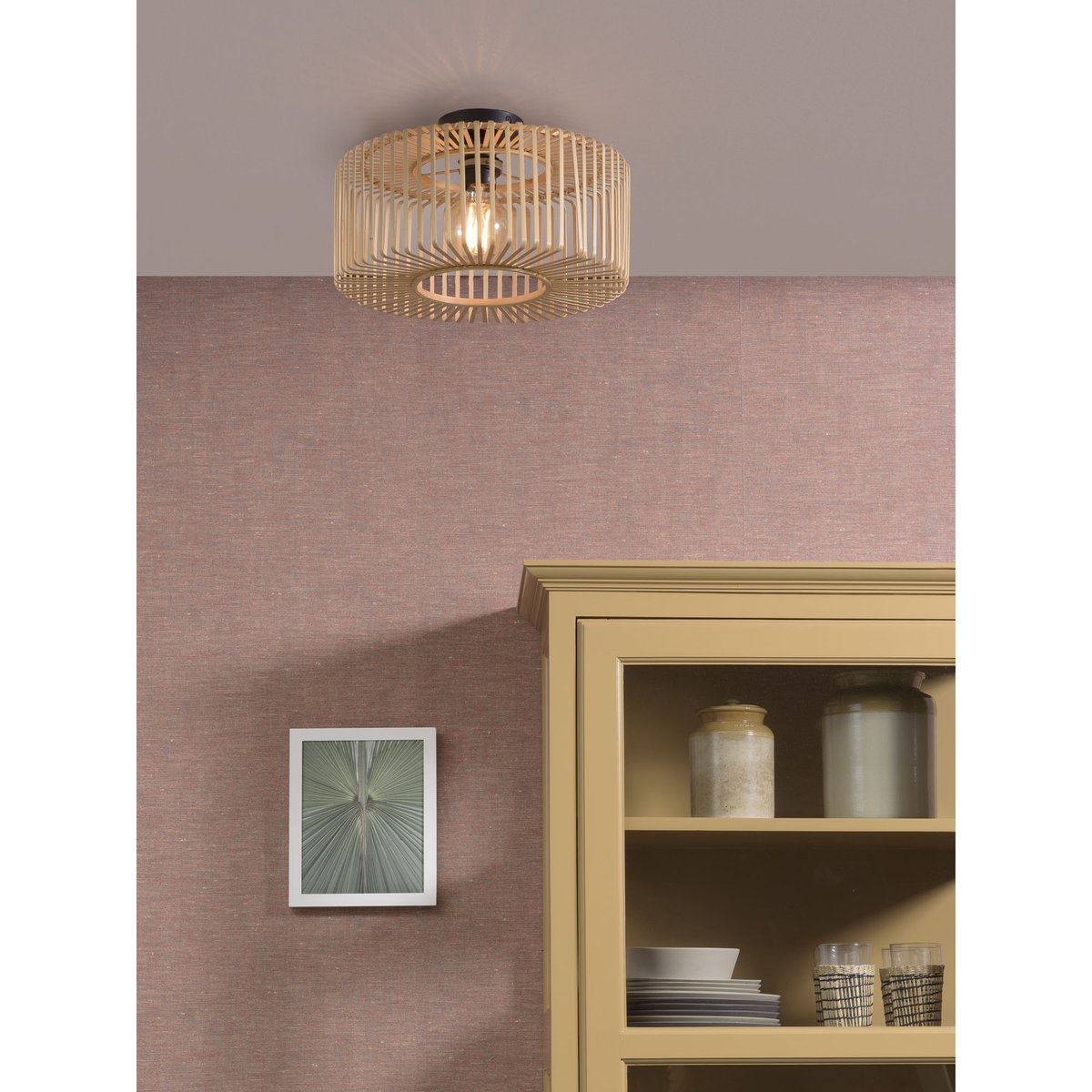 Plafonnier Bambou BROMO naturel, GOOD & MOJO