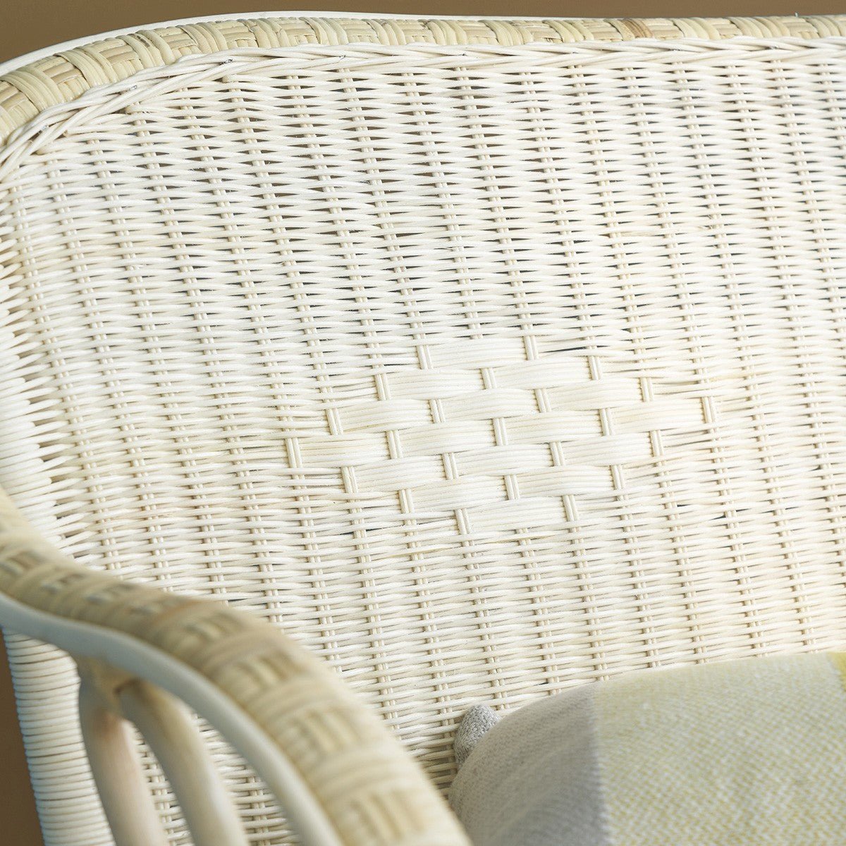 Banquette en rotin vintage ALBANE naturel, BERAH GETAH