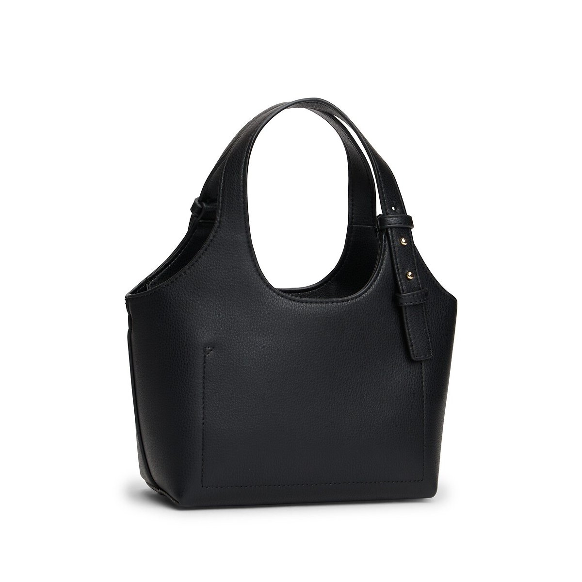 Carteira mini tote bag, TH LOGO preto , TOMMY HILFIGER