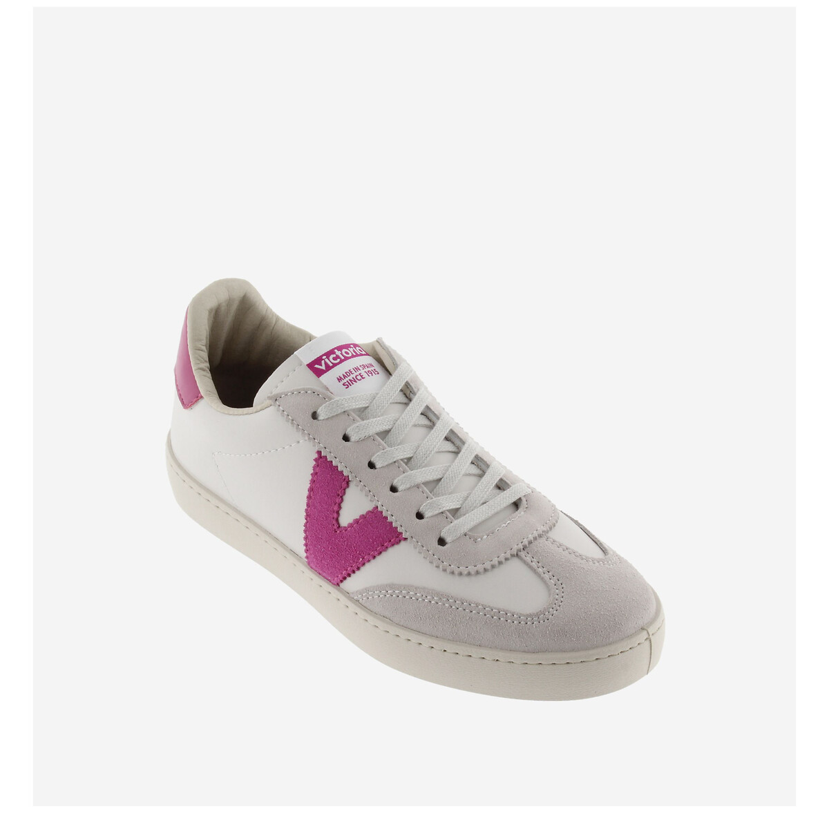 Baskets Berlin Ciclista blanc/fuchsia, VICTORIA
