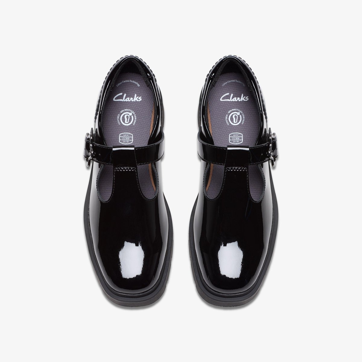 Derbies Brevet ERIS HOPE Y noir, CLARKS
