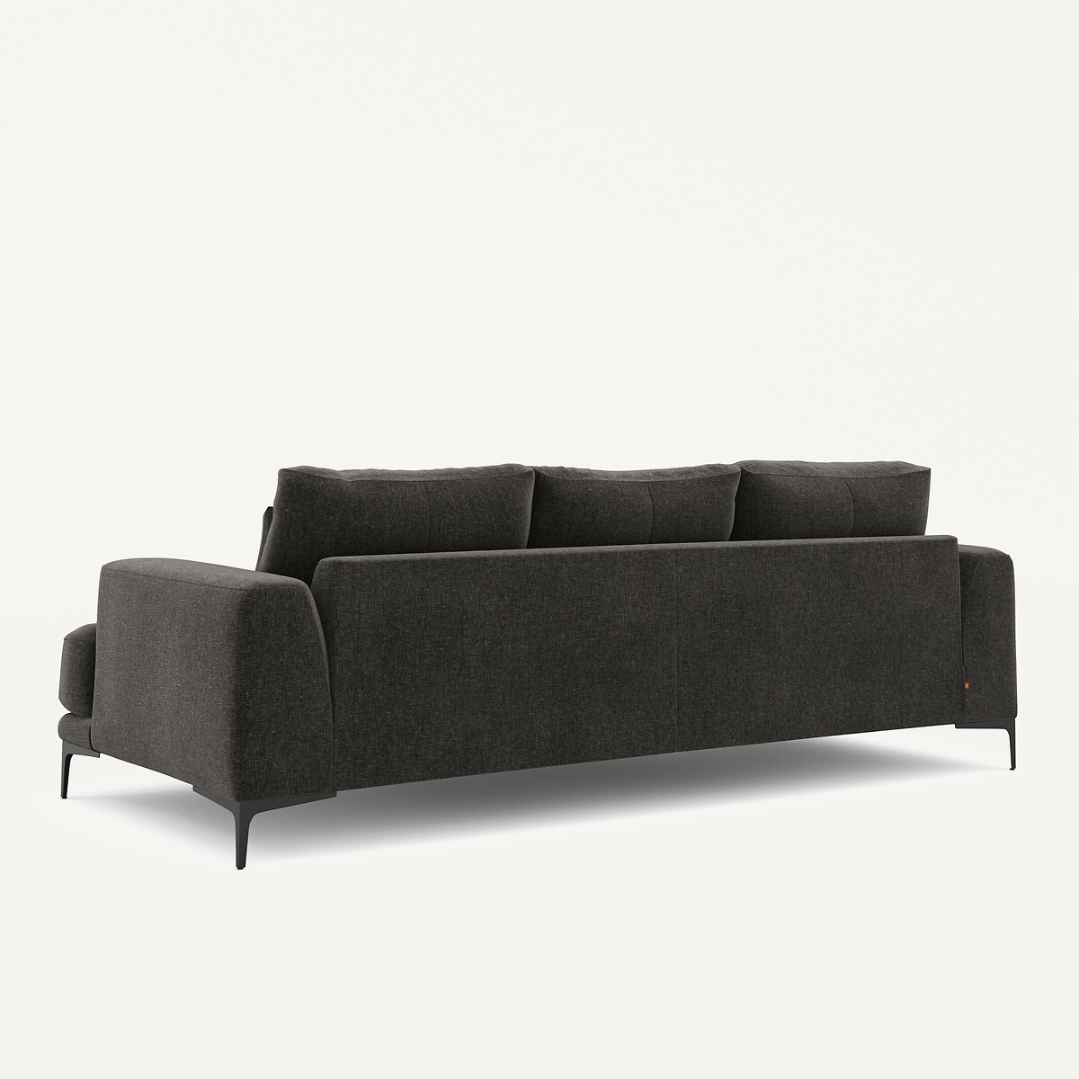 4-zits fluwelen chenille bank, Marsile basalt, AM.PM