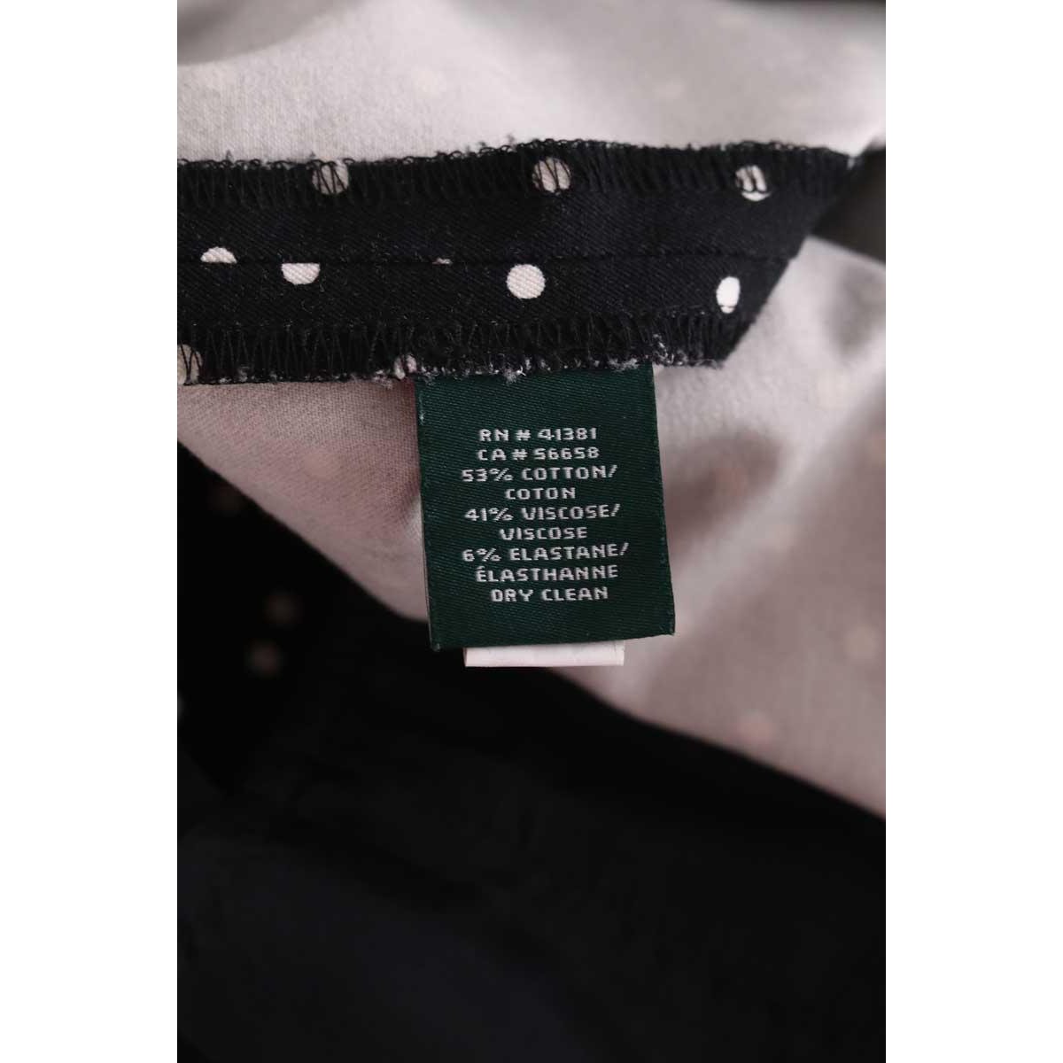 Pantalon droit - Très Bon État noir, RALPH LAUREN