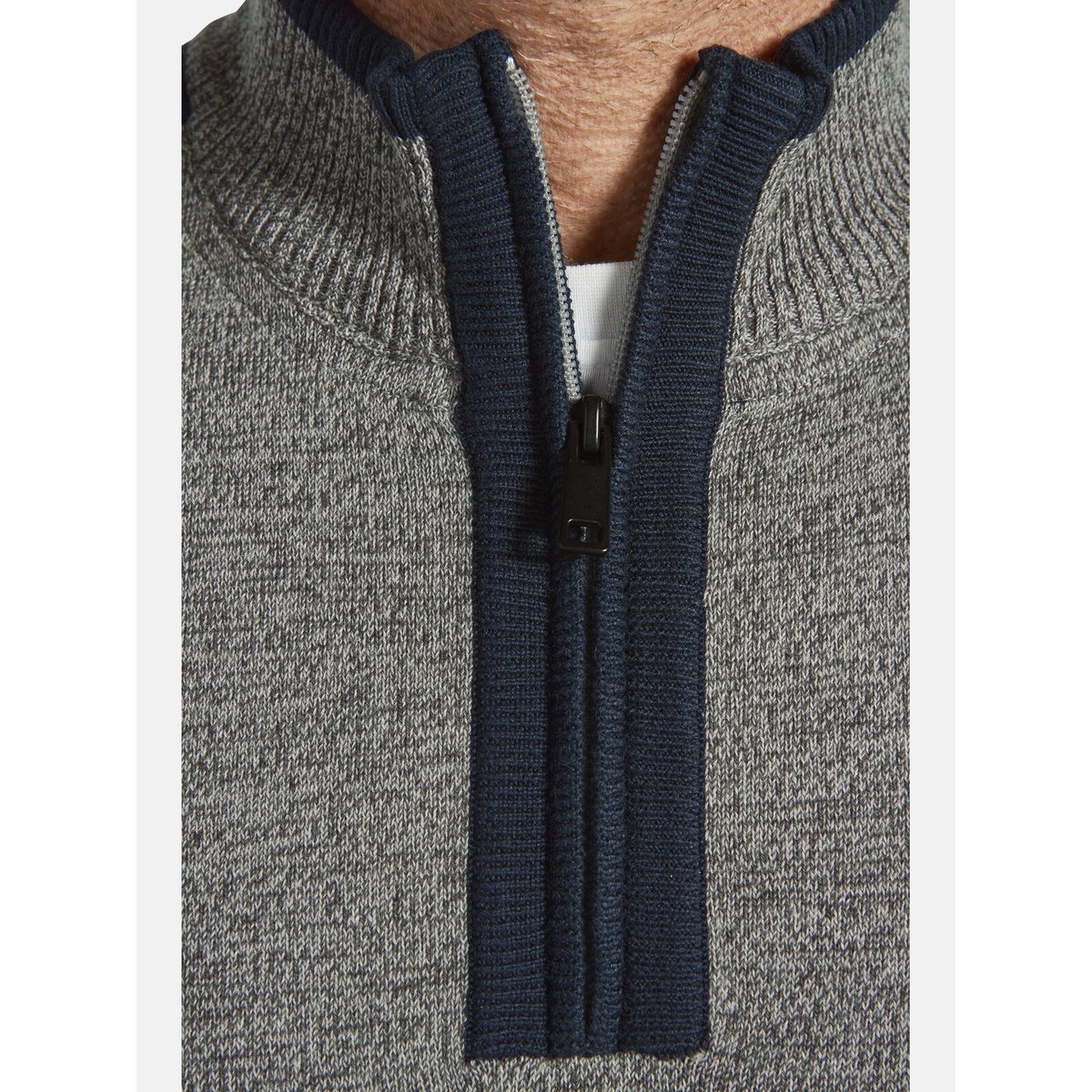 Pull DAIN gris mélange, JAN VANDERSTORM