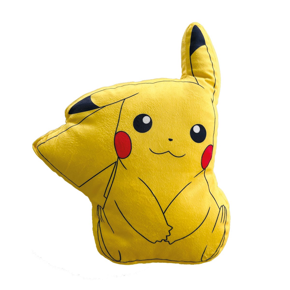 Coussin imprimé 100% Polyester, PIKACHU jaune, POKEMON