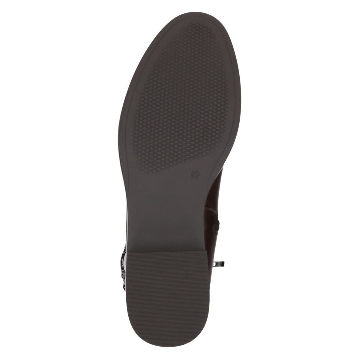 Bottes en cuir marron foncé combiné, CAPRICE
