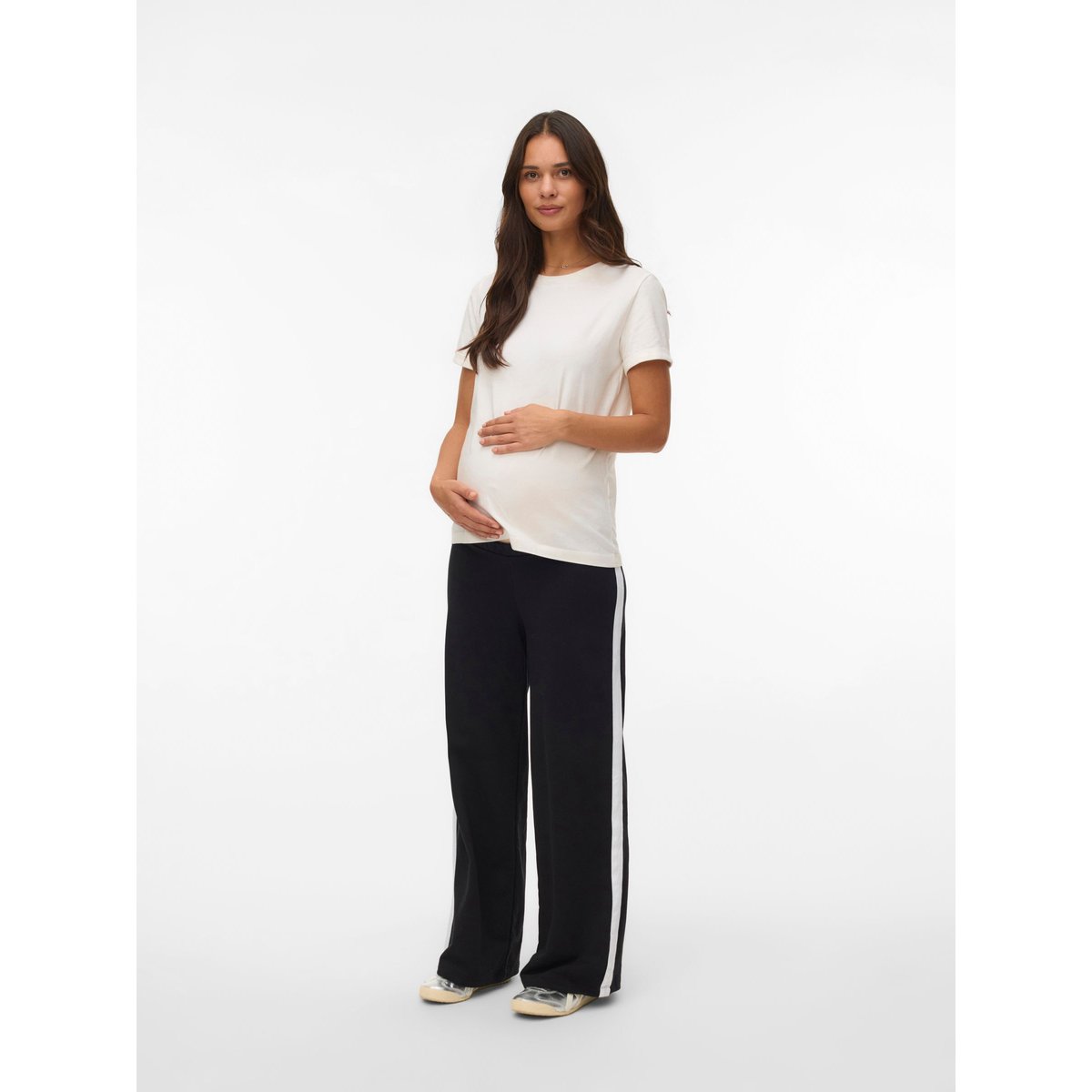 Pantalon À Jambe Large noire - black, MAMA LICIOUS