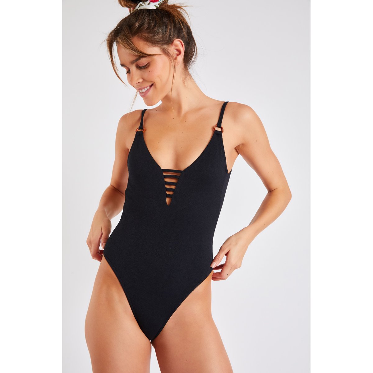 Maillot de bain 1 pièce Miller Santafe noir, BANANA MOON