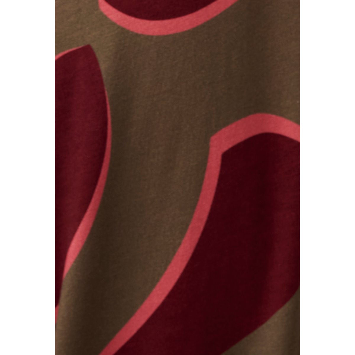 Robe maille stretch évasée vert feuillage, DAMART