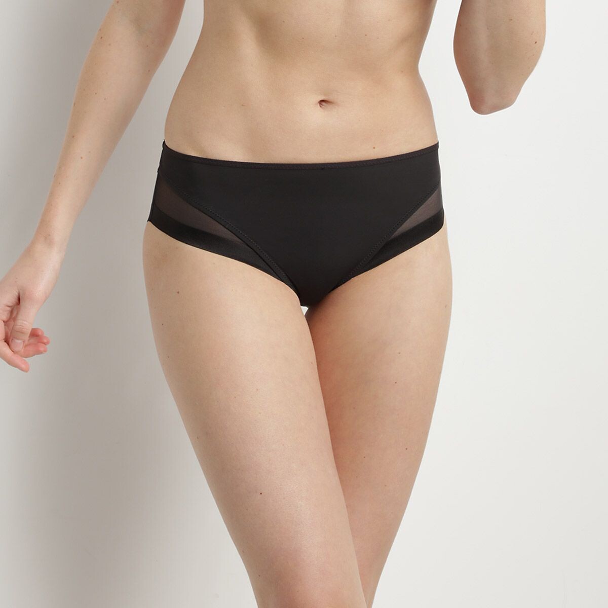 Lot de 2 slips GENEROUS lot tropiques noir, DIM