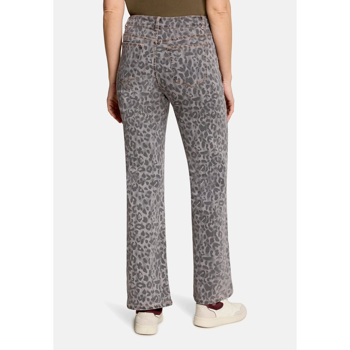 Jean stretch à motifs gris/gris, CARTOON